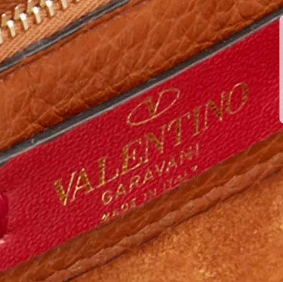 Valentino Garavani Rockstud beige hand bag - Picture 4 of 4